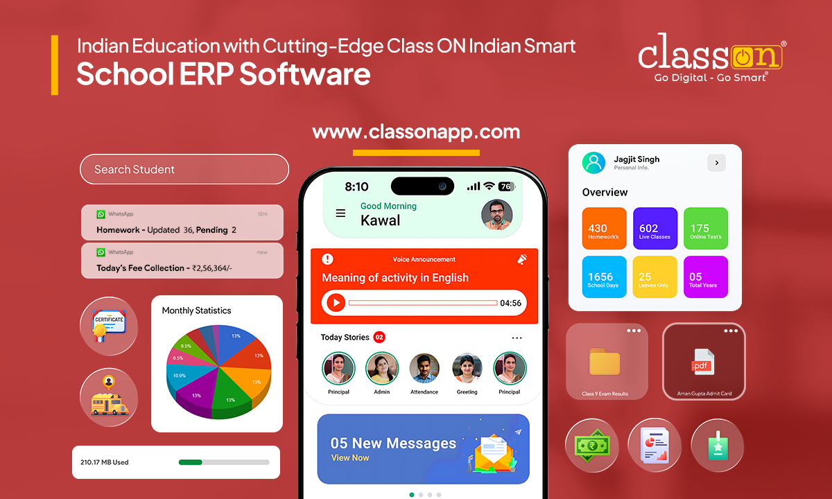 Cutting-Edge Class ON Indian SmartSchool ERP Software